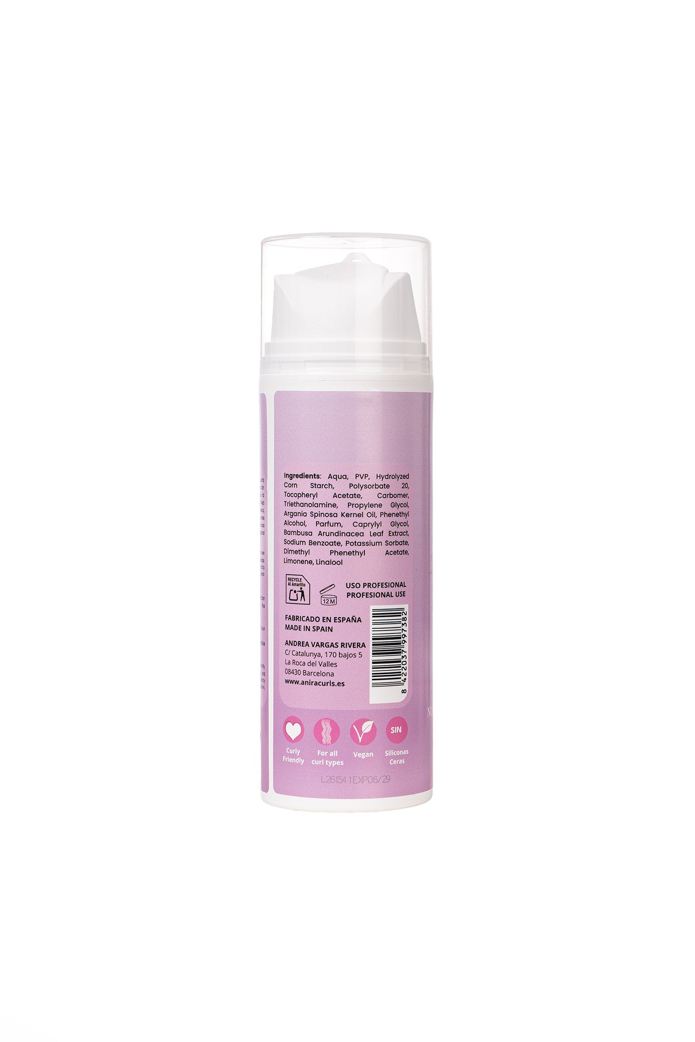 Anira Curls Vlove Shake cream gel 150ml