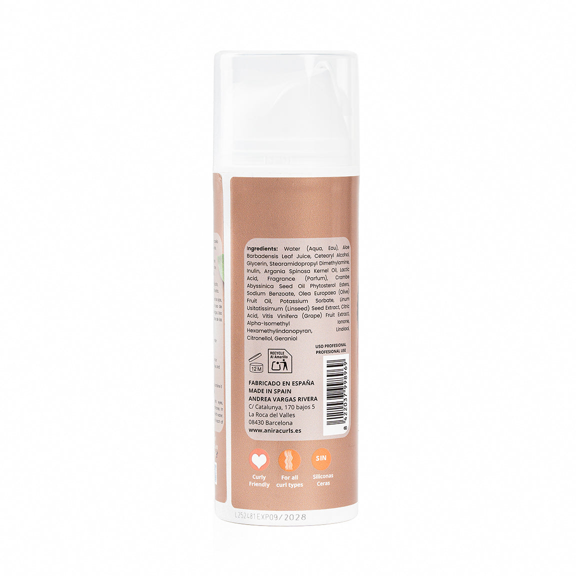 Anira Curls Curly Prep Cream - Glossy Base 150ml