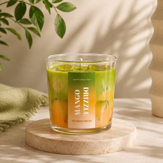 Anira Moods Vela Aromática Mango Drizzle  Iced  Matcha 350gr